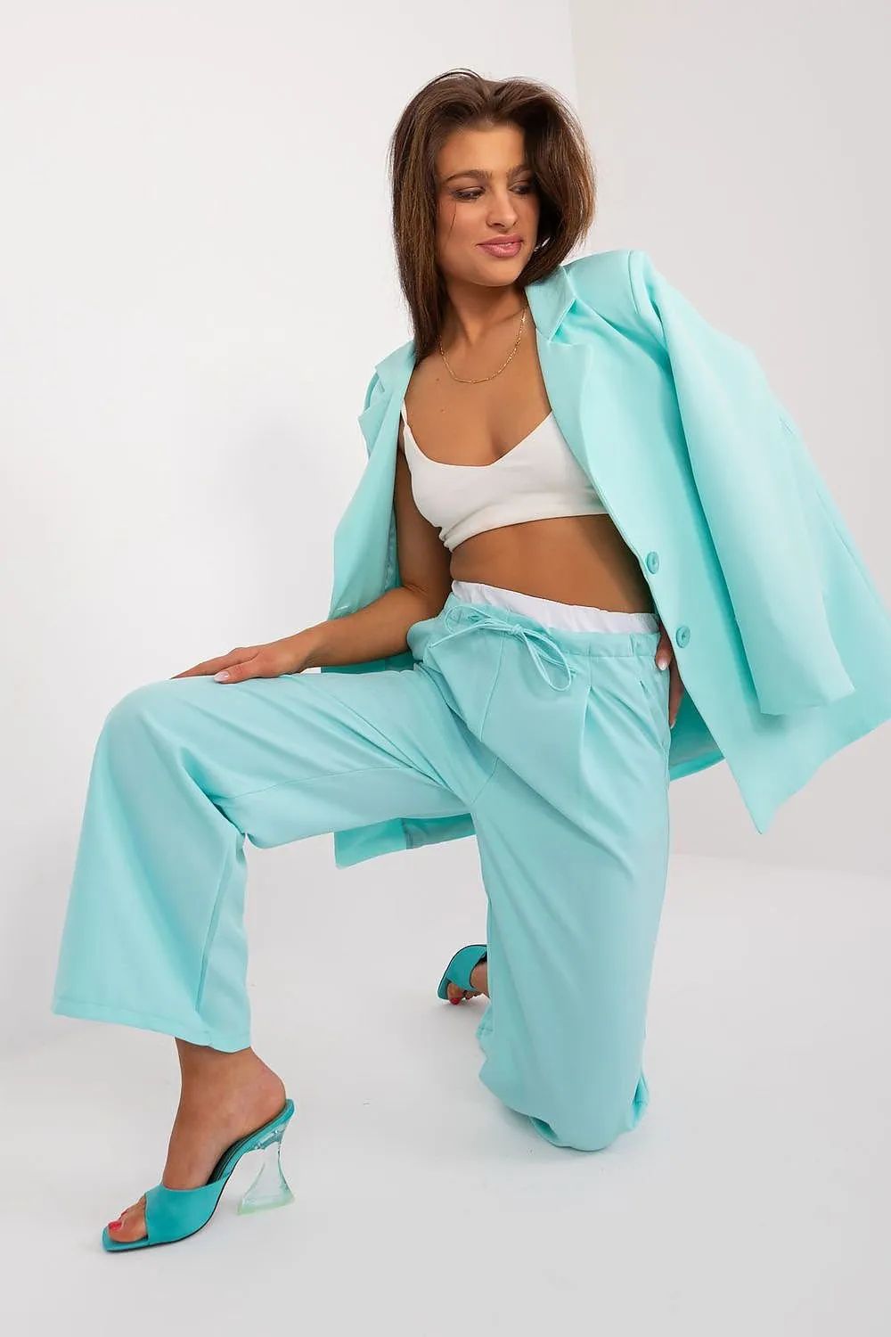 Summer Serenity Wide-Leg Trousers