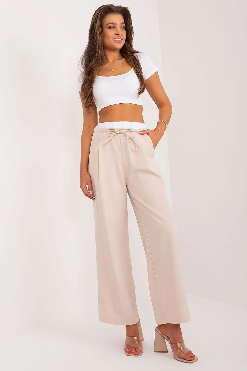 Summer Serenity Wide-Leg Trousers