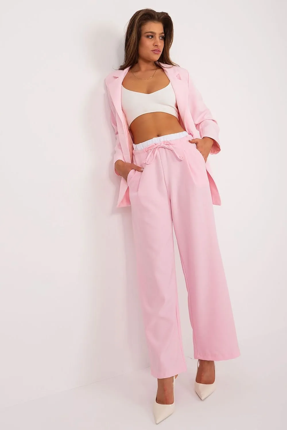 Summer Serenity Wide-Leg Trousers