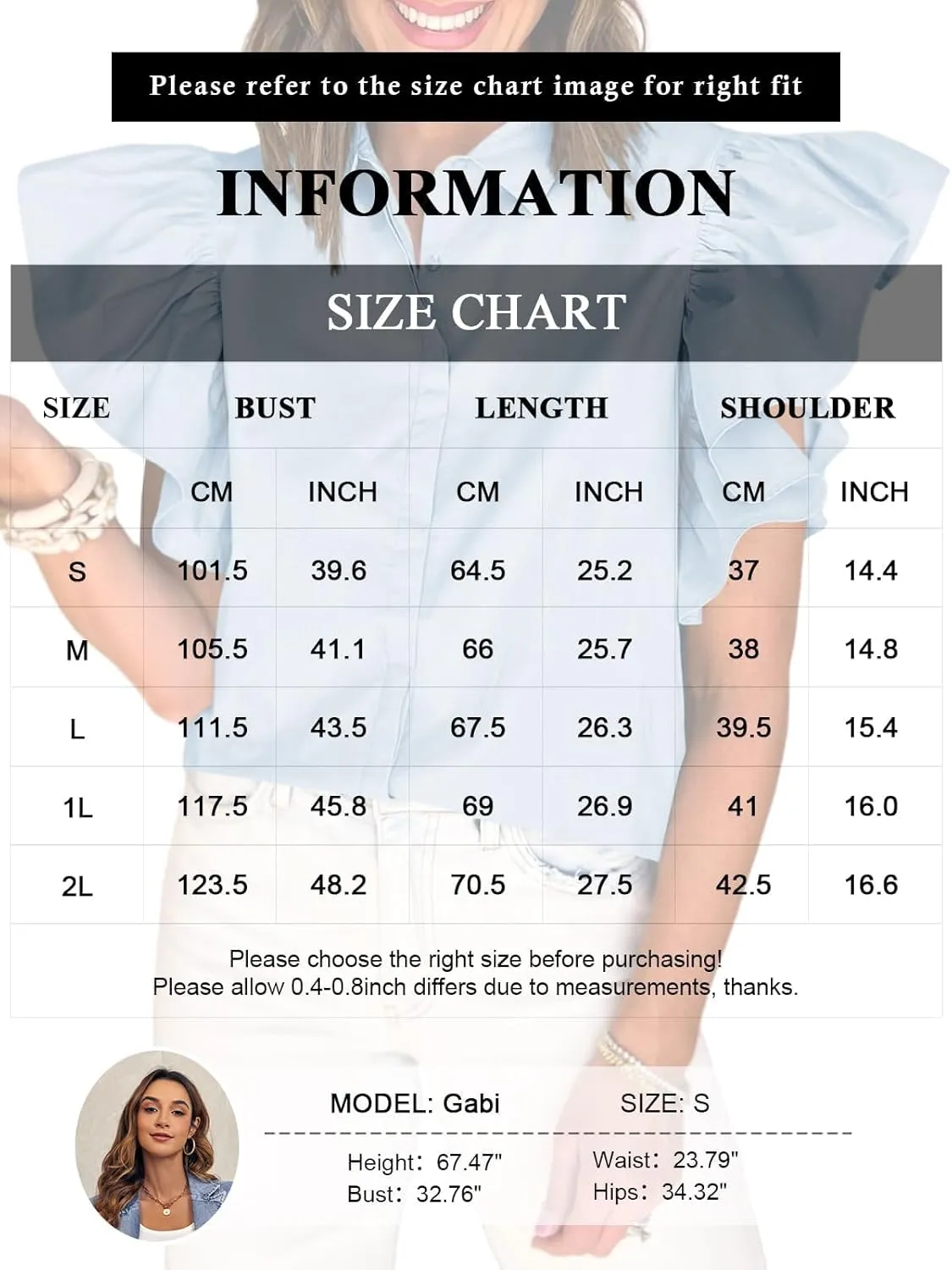 Tankaneo Womens Ruffle Button Down Shirts Cute Summer Short Sleeve Tops Blouse