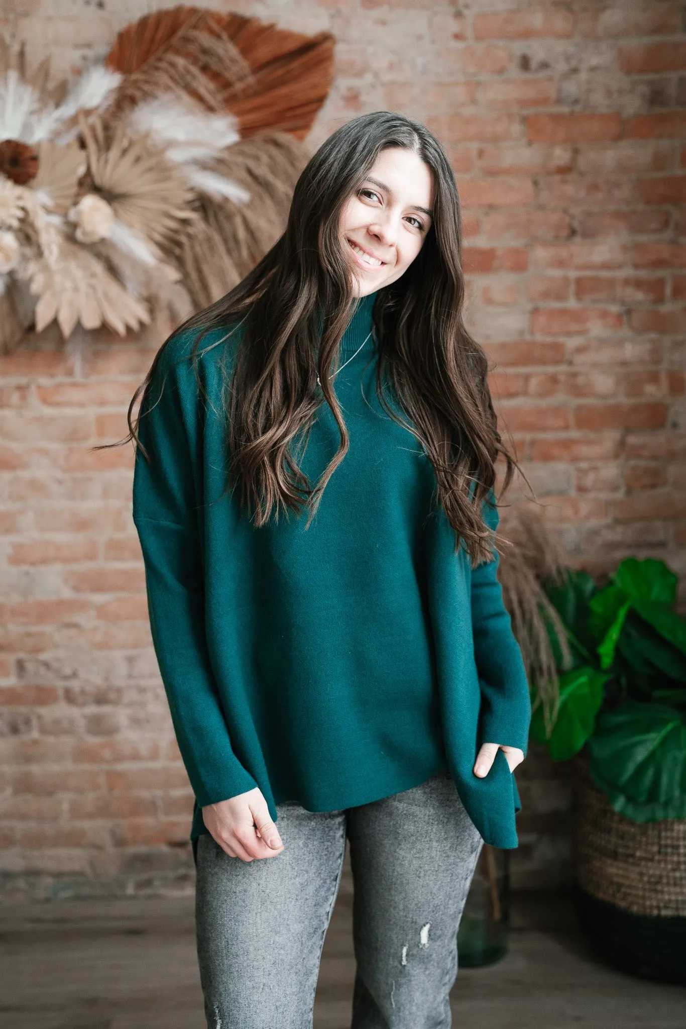 The Perfect Fit Mock Neck Sweater