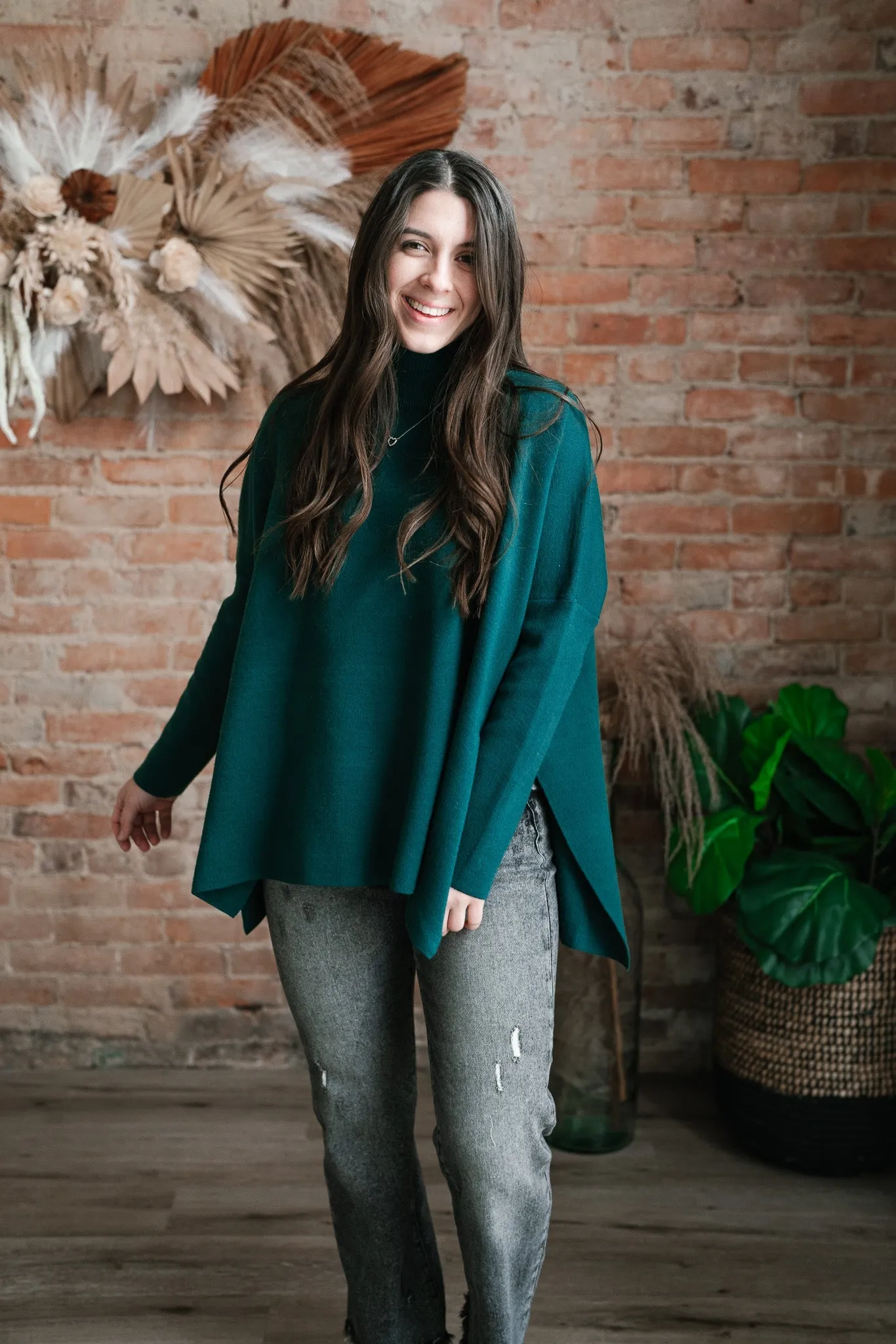 The Perfect Fit Mock Neck Sweater