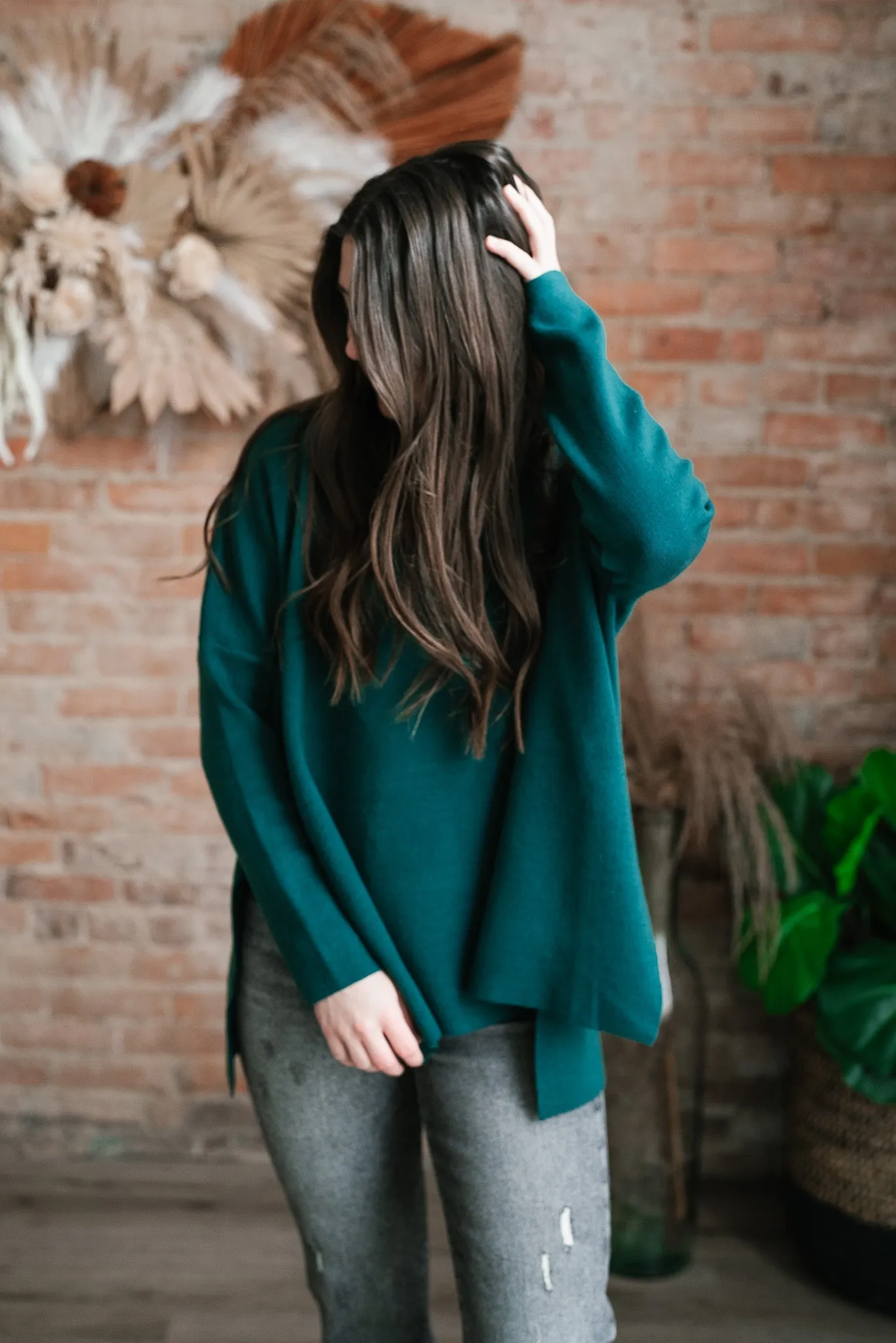 The Perfect Fit Mock Neck Sweater