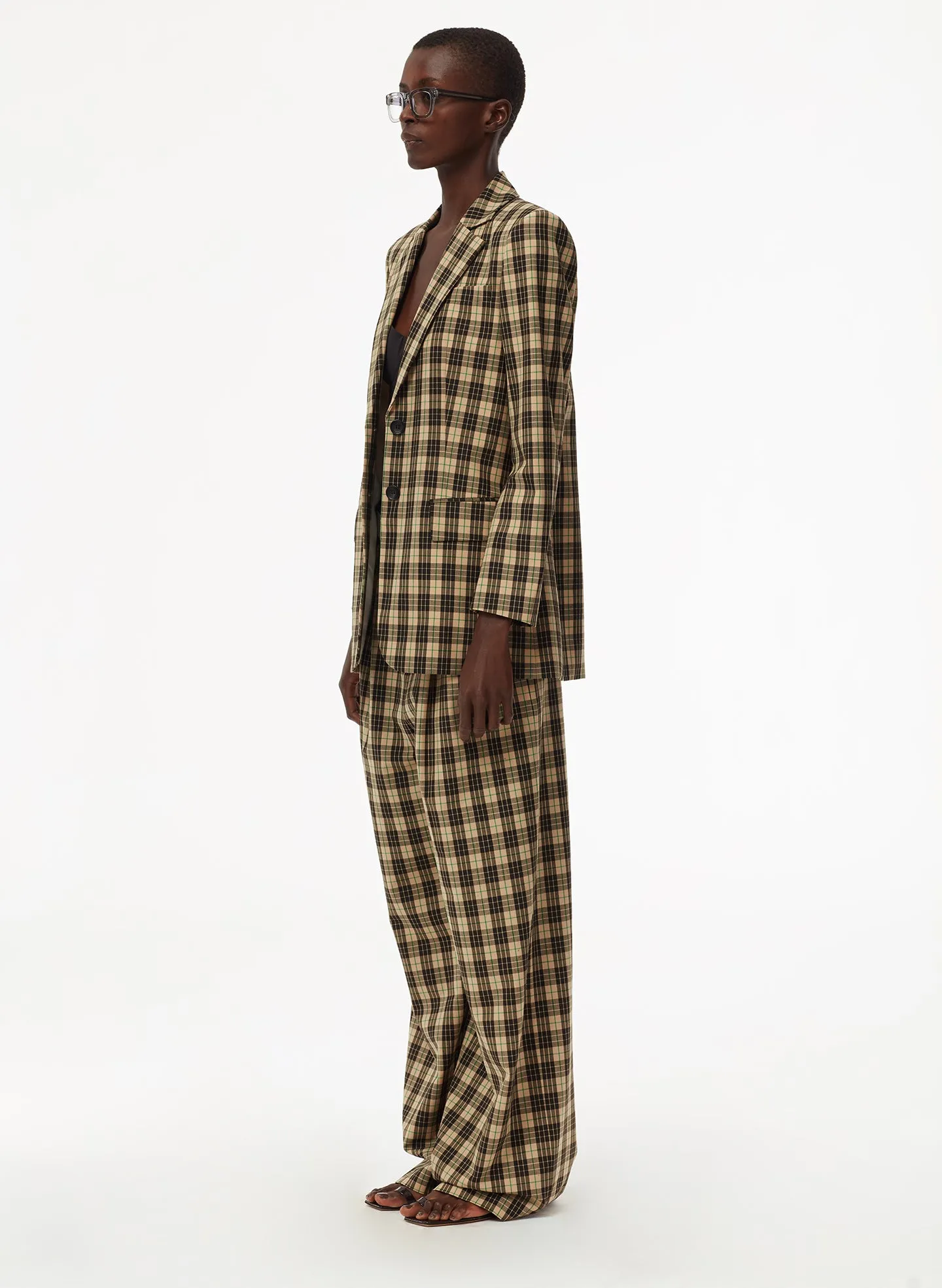 Tristan Plaid Blazer