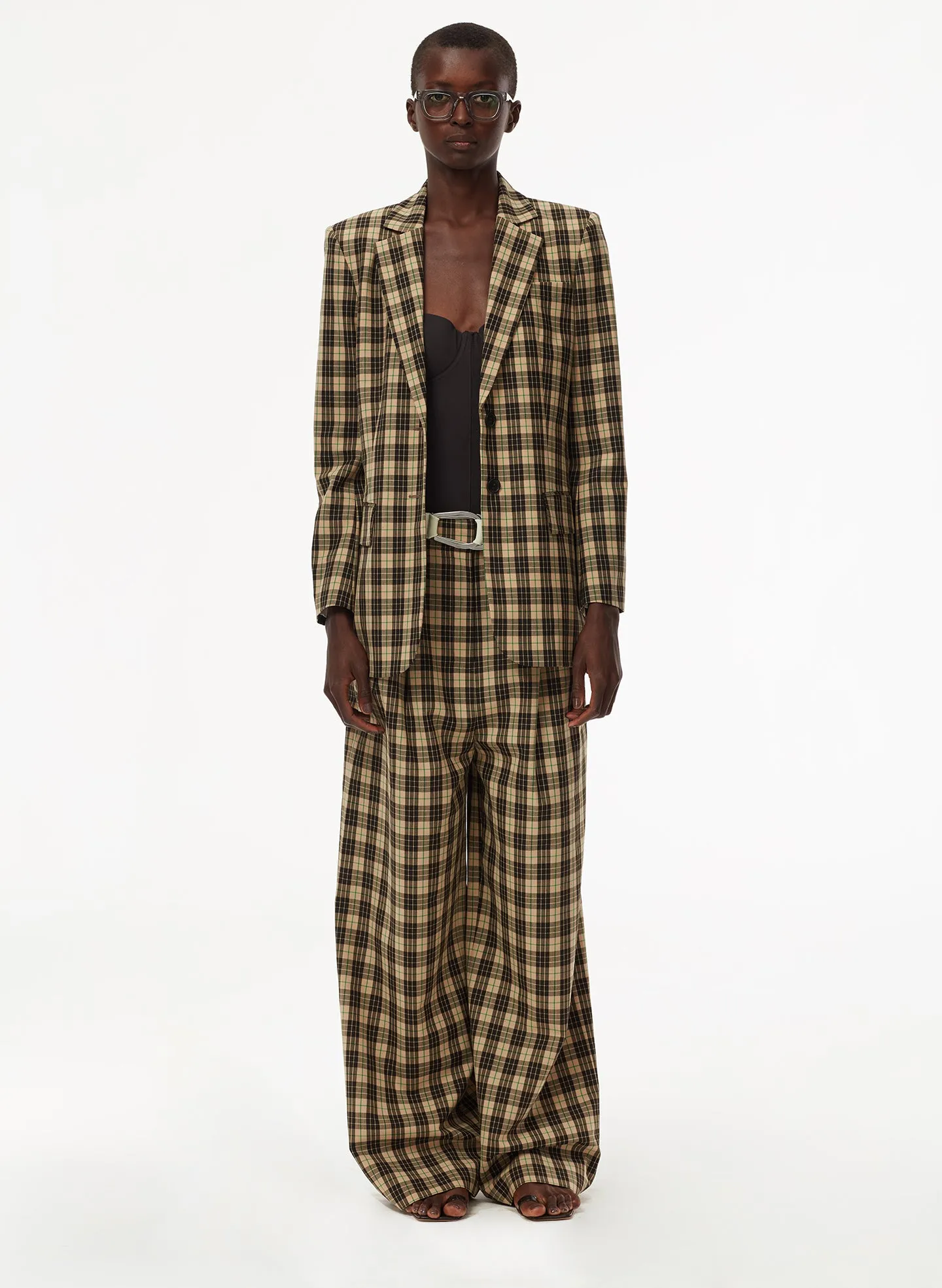 Tristan Plaid Blazer
