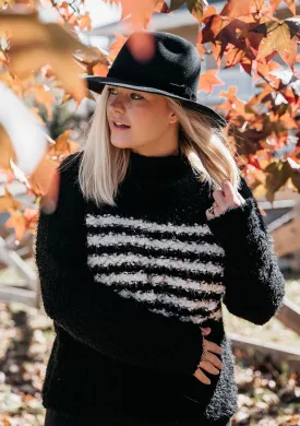Ultra Cozy Striped Popcorn Sweater
