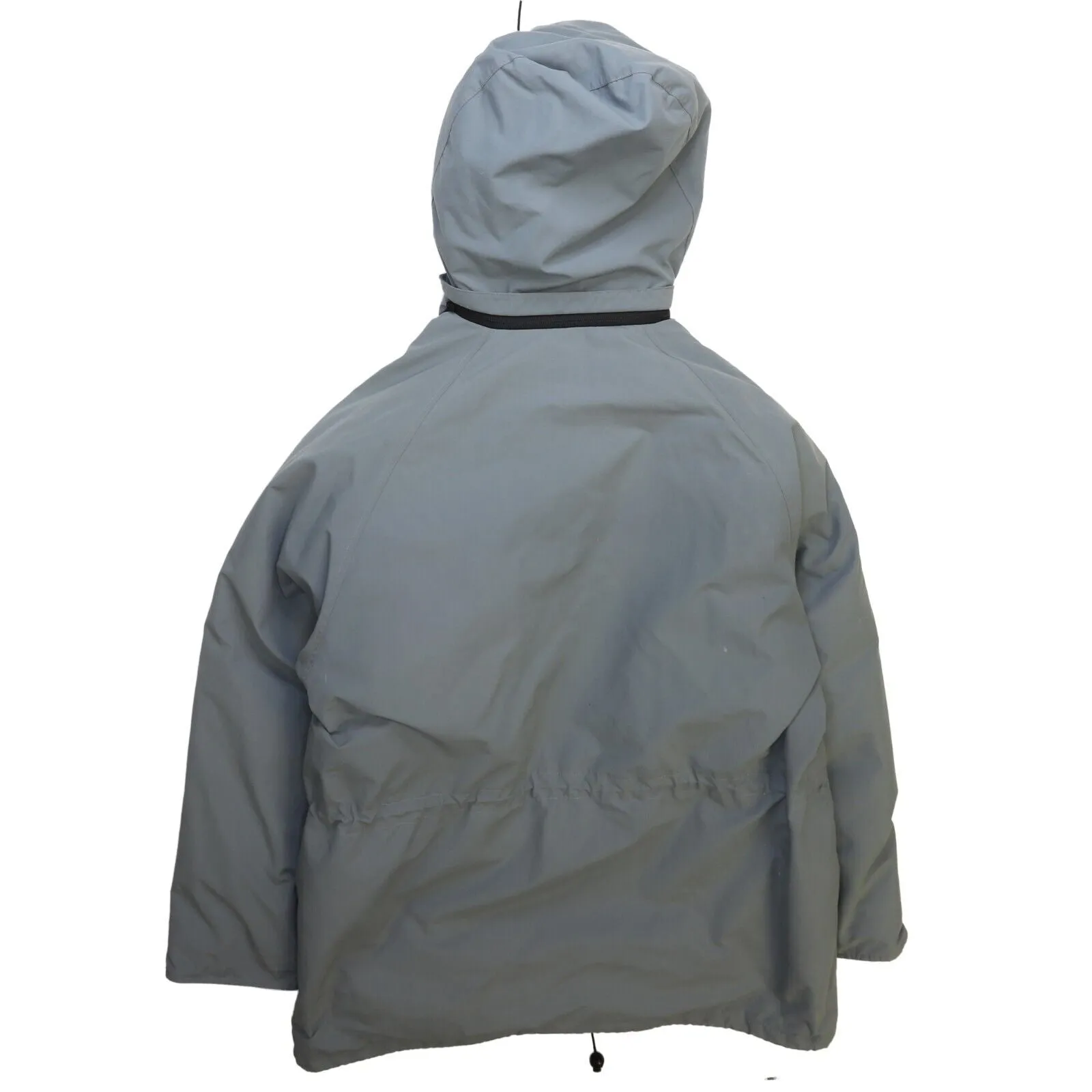 Vintage Eddie Bauer Parka Coat Jacket Size Large Gray Down Insulated