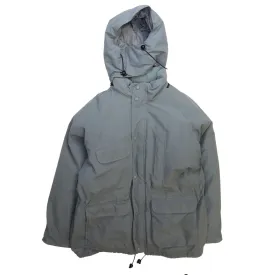 Vintage Eddie Bauer Parka Coat Jacket Size Large Gray Down Insulated