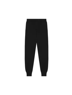 Womens DNA Knitted Track Pants—black